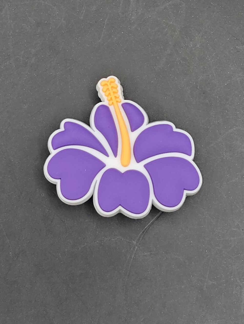 (5/$15) Purple Hibiscus 🌺 Flower Croc Charm